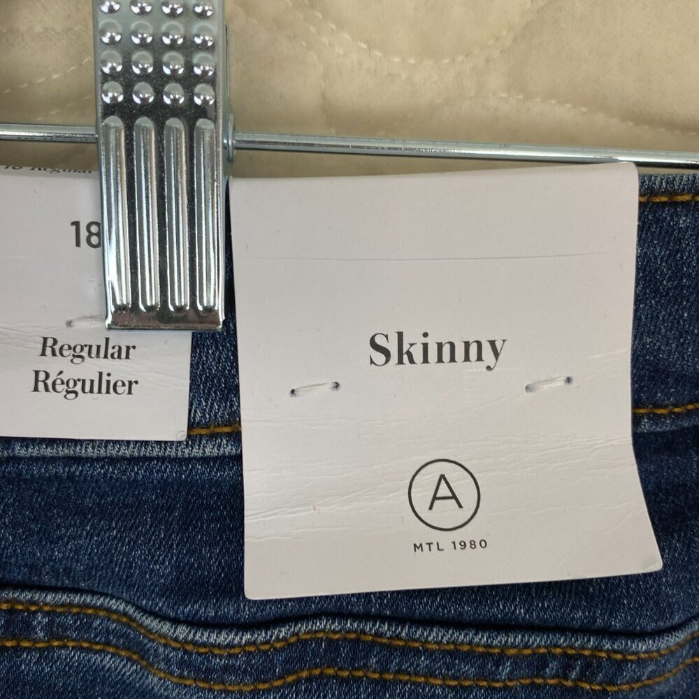 NEW Addition Elle Skinny Blue Jeans Size 18 Regular - Picture 3 of 12